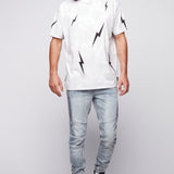 HENDRIX - 5 Pocket Moto Stitch Jogger - Ice Bleach