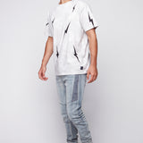 HENDRIX - 5 Pocket Moto Stitch Jogger - Ice Bleach