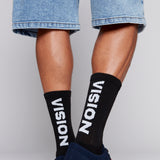 6 Pack Crew Socks - Black